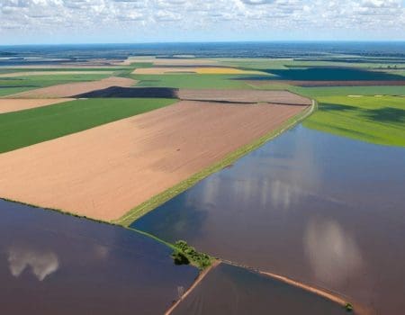 Estudo revela que avanço da agricultura elevou o lençol freático e ampliou as áreas alagadas na América do Sul